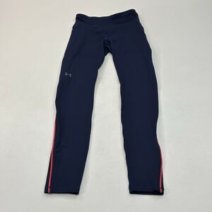 Under Armour Women's ColdGear Compression Long Sleeve Navy Blue Pants, Size XS